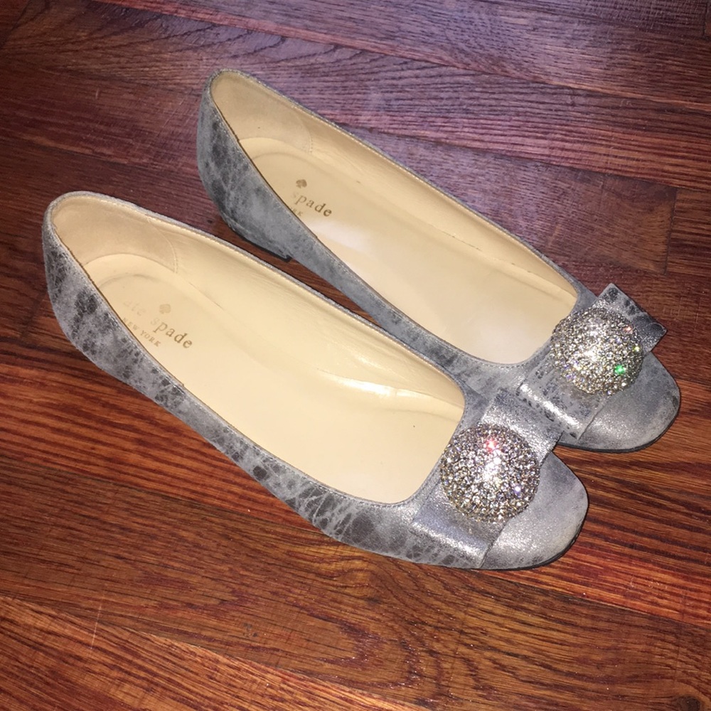 Kate Spade Embellished Flats Size 7 1/2